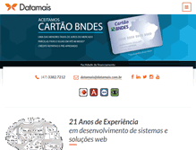 Tablet Screenshot of datamais.com.br
